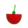 Water Bottles Cup Ins Wind Net Red Watermelon Straw Creative Fruit Cute Plastic Milk Tea Student Bottle Drinkware Kitchen