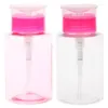 Storage Bottles Nail Art Equipment 160ml Empty Pump Dispenser Liquid Gel Polish Remover Clean Bottle For