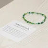 MG0040 Cała naturalna afrykańska bransoletka Jade 4 mm mini kamień szlachetny J Ewelry Natural Stone Energy Bransoletka dla kobiet266e