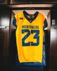 Maillots de football des Mountaineers de Virginie-Occidentale 2023 Lee Kpogba Malachi Ruffin Garrett Greene CJ Donaldson Jr. Johnson Jr. Anderson McLaurin