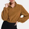 Sudaderas con capucha para mujer, Sudadera con capucha borrosa de invierno, ropa de calle de manga larga con cremallera, Pulovers recortados, ropa estética, Sudaderas