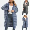 Women's Knits Cold Resistant Versatile Fall Winter Vintage Knee-Length Knitted Cardigan Sweater Daily Clothing