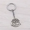 Porte-clés J Store 12pcs / lot Fullmetal Alchemist pour les fans 2 couleurs Magic Circle Modèle en alliage de zinc Porte-clés Bague Llavero Chaveiro