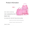 Zaino per bambini set di sacchetti di scuola con ruote studentesse per carrello zaino rotolato per ragazze 230823