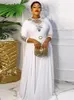 Casual jurken feestavond elegante vrouwen kleden luxe beroemdheid pailletten gewaad Dubai moslim Abaya Afrikaanse bruiloft bruidsmeisje jurk dames