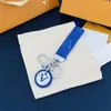 Brand Designer Fashion Young Car Letter New Women's Bag Lanyards Love Charm Couple Keychain Leather Small Jewelry