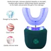 Toothbrush CkeyiN Automatic Ultrasonic U Shape Electric Toothbrush Silicone Sonic Tooth Cleansing Brush Intelligent 4 Mode Oral Care Device 230824