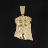 Customize 10k 14k Solid Real Gold Moissanite Piece Diamond Jewelry Pendant Hip Jesus Pendants