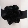 Bälten mode vintage kjol klänning kappa case midje band brett elastiskt bälte damer cummerbands stora blommor midjeband