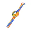 Juguete de descompresión Burbuja Pulsera giratoria Juguete de descompresión Prensa impermeable Burbuja Pulsera de silicona Fiesta de cumpleaños de Navidad Regalo para niños 230823