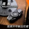 Spinning Top Geeone Mackie Battleship Fidget Spinners Magnetic Push Snap Coin Slider Play Decompression Artifact EDC 230823