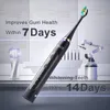 Tandborste Seago Eliectric Toothbrush Upgrade 9 Borstningslägen Smart 8 Pieces Borsthuvudsersättning Påminnelse med Trave Box SG982 230824
