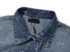 2023 Mens Jackets Classic Paris estilo jeans de jeans de casaco fino letra de impressão casual estilista sobretudo fora US M-XL