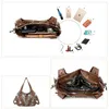 Evening Bags Angelkis Hobo Handbags Fashion Leopard Shoulder Bag Large Capacity Tote Tophandle Handbag Satchel Shopper Pack 230823