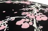 Tapis de souris Repose-poignets Sakura Tapis de souris Accessoires de jeu Japonais Grand tapis Noir Rose Kawaii Tapis de bureau Table XXL pour tapis d'ordinateur 230823