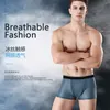 Underpants 8pcslot Herren Höschen Eis Seiden Mann atmungsaktivem Sommer Man Shorts Boxer Unterwäsche Homme Bambusloch Großgröße L5XL 230823