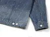 2023 Mens Jackets Classic Paris estilo jeans de jeans de casaco fino letra de impressão casual estilista sobretudo fora US M-XL