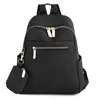 School Bags High Quality Oxford Backpack Women Multiple Pockets Mochila Black Red Designer Bagpack Cute Book Waterproof Bag