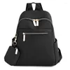 Schooltassen Hoge kwaliteit Oxford Backpack Women Meerdere zakken Mochila Black Red Designer Bagpack Cute Book Waterdichte tas