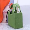 Straw Woven Shopping Bag Large Capacity Shoulder Vegetable Basket Letter Embroidery Double Grip Adjusting Strap Zipper Inner Pocket Leisure Bags