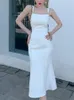 Casual Dresses Summer Spaghetti Strap Prom Dress for Women Sexig One Piece Evening BodyCon Party Birthday Club Fashion Clothing