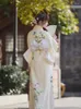 الملابس العرقية اليابان النمط التقليدي للنساء كيمونو المطبوعات الزهرية الجميلة الرجعية فستان طويل يوكاتا مع زي أوبي تأثيري