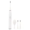 Toothbrush White Ultrasonic Electric Toothbrush Adult Dual Use Face Cleaning Brush Head Silicone Soft Hair Teeth Whitening Tool 5kinds Mode 230824