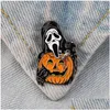 Brooches The Nightmare Before Christmas Halloween Badges Enamel Pin Bag Lapel Pins On Backpack Jewelry Gift Accessories Drop Delivery