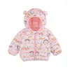 Down Coat Children's Children in 2023 Autumn Winter Cartoon Cotton-Padded Jacket Deskled