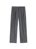 Pantaloni da uomo 2023 abito coreano in stile coreano gamba dritta alla moda di colore solido versatile versatile destro casual piccoli pantaloni