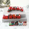 その他のイベントパーティーは木製の電車のクリスマスオーナメントホームテーブルクリスマスギフトのためのメリークリスマスデコレーションノエルナタールナビダッドハッピー年230823