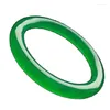 Bangle Green Jewelry Green Jade Women Mathicle Jewelery Minuine Natural Bracelet Real Jades Barkles Lady Lady