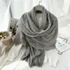 Scarves Autumn Winter Cotton Linen Men Scarf Warm Neckerchief Long Soft Pashmina Shawl Male Bufandas Designer Brand Men's Scarves 230823