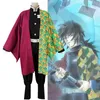 Cosplay Anime Demon Slayer Kimetsu No Yaiba Tanjirou Kamado Nezuko Cosplay Women and Men Kimono Kids Cosplay Sets 230817