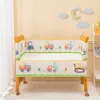 Bed Rails 2pcsset Children Bumper Crib Liner Baby Cot Sets Around Protector Breathable Mesh Infant 230824