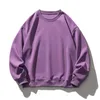 Heren Hoodies Round Neck Sweater voor de lente en herfstseizoen Solid Color Casual Fashion Daily Long Sleved Minimalist