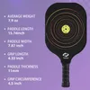 Squashschläger TIAPAD Fiberglas Pickleball Set mit 2 Pickleball-Paddeln Outdoor-Indoor-Bällen Nahtloser Schal Tragetasche Schläger 230824