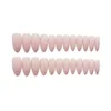 False unghie Solido gallina rosa glassata lunghe materiale sicuro falso impermeabile per gli amanti della manicure e la bellezza