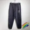 Män's Tracksuits Saint Louis Sweatpants Men Kvinnor 1 Kvalitet Handgjorda bläckstänkande graffiti jogger dragsko byxor 230823