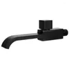 Bathroom Sink Faucets G1/2 Wall Mounted Wash Basin Faucet Cold Water Tap Accessories Matte Black