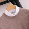 Мужские свитеры Zocept 100 шерстяной свитер мериносовой шерсти