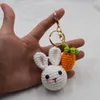 Keychains Knitted Carrot Cute For Gifts Creative Knitting Pendant Car Keys Keyrings Accessories Wholesale Keychain