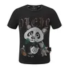 Plein Bear Trube Mens Designer Tshirts Brand одежда одежда для розыгрыша Shulls Skulls Мужская футболка с круглой шеей SS Ss Ss Hip Hop футболка Top Tees 16587