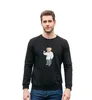 High quality print bear sweater US SIZE Sweatshirts Thick cotton tracksuits men long sleeves Sweat shirtS-XXL