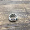 Clusterringen Vintage S925 Sterling Silver Heavy Industry Fried Dough Twists Open Ring Vrouw Thais versleten geweven geweven