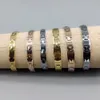 Braccialetto di tungsteno anti-scratch per uomini Braccialetti magnetici ad energia oro.