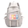 Sagnose da scuola bocchi L'anime roccioso kawaii harajuku canva borse carina shopping shopping adorabile adorabile zaino di design Hiditori 230823