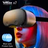 5 ~ 7 인치 스마트 폰용 3D 헬멧 가상 현실 VR 안경 3D 안경 지원 0-800 근시 VR 휴대폰 HKD230824