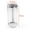 Tools Grilling Basket Stainless Steel Barbecue Hook Grill Net Cage Roaster Outdoor Camping Mesh BBQ Accessories Tool 2023