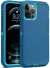 Defender Heavy Duty Schockdelie -Telefonhüllen für iPhone 15 14 13 12 11 Pro Max Mini XR XS X Samsung S23 S22 S21 High Qulity 3 in 1 Ganzkörperschutz -Mobiltelefonabdeckung 35 Farbe